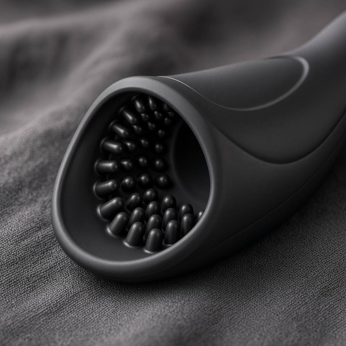 Detalhe das cerdas de silicone do massageador Ondavir